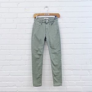 CALVIN KLEIN JEANS Khaki High Rise Ankle Skinny